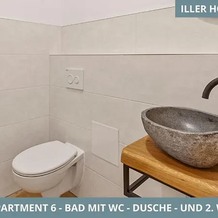 דירה Illler Homes Moderne Fewos Fuer Bis Zu 7 Pers Mit Kueche & Parkplaetzen, Teilweise Mit Terrasse *