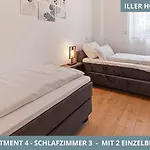 Iller Homes - Moderne Fewos Mit Terrasse Für Bis Zu 7 Pers Mit Parkplätzen Apartamento