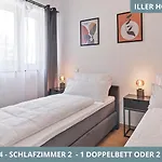 Apartmán Illler Homes Moderne Fewos Fuer Bis Zu 7 Pers Mit Kueche & Parkplaetzen, Teilweise Mit Terrasse