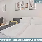 Illler Homes Moderne Fewos Fuer Bis Zu 7 Pers Mit Kueche & Parkplaetzen, Teilweise Mit Terrasse Apartmán *
