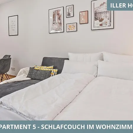 Illler Homes Moderne Fewos Fuer Bis Zu 7 Pers Mit Kueche & Parkplaetzen, Teilweise Mit Terrasse Apartmán *