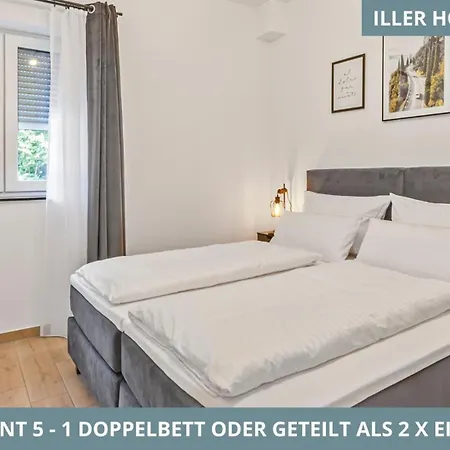 Illler Homes Moderne Fewos Fuer Bis Zu 7 Pers Mit Kueche & Parkplaetzen, Teilweise Mit Terrasse