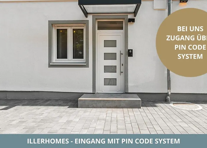 Illler Homes Memmingen Moderne Fewos Fuer Bis Zu 7 Pers Mit Kueche & Parkplaetzen, Teilweise Mit Terrasse Lägenhet Memmingen